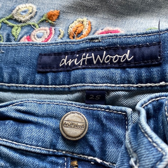 Drift Wood Audrey 25 embroidered jeans - Picture 3 of 12